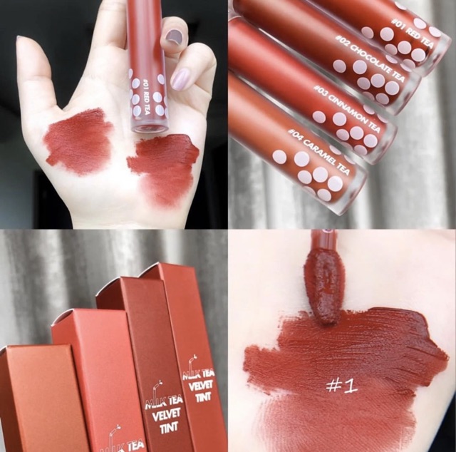 [HOT NEW] Son Kem Lì, Mịn Mượt Như Nhung Romand Milk Tea Velvet Tint 4.4g