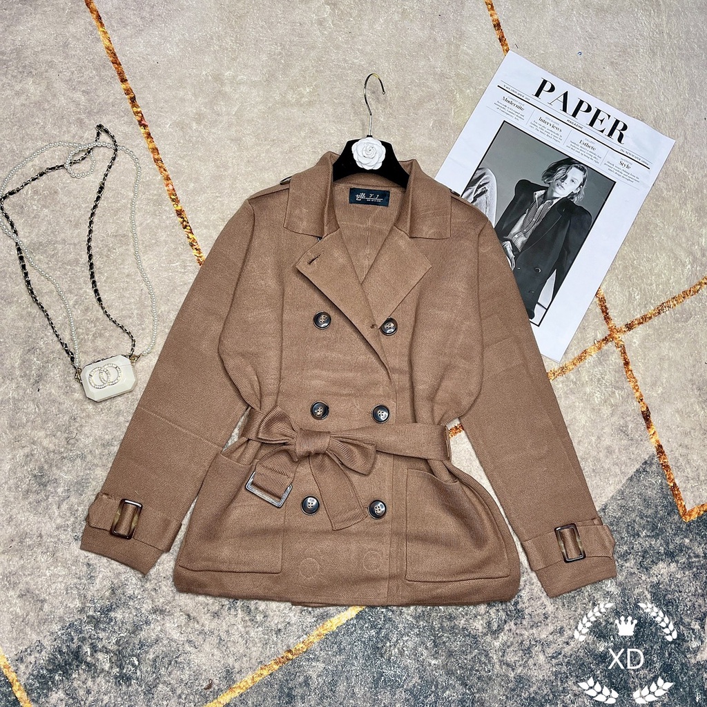 Áo khoác nữ, áo măng tô đẹp hàng Quảng châu cao cấp, chất vải đường may đẹp, phom dáng rộng rãi, sang trọng | BigBuy360 - bigbuy360.vn