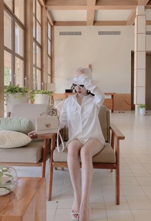 Áo sơmi trắng thanh lý