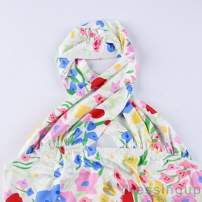 Áo Nữ Không Tay Họa Tiết Hoa Thời Trang Quyến Rũ