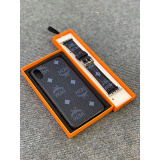Combo M.C.M  ốp lưng iphone và dây apple watch