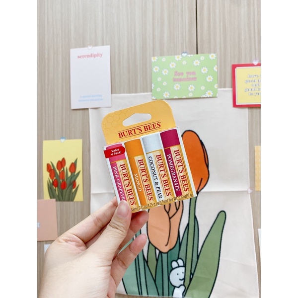 Son dưỡng Burt’s Bees không màu, có mùi 4,25g