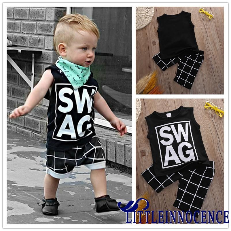 ❤XZQ-2pcs Toddler Kids Baby Boy T-shirt Tops+Casual Pants Trousers Clothes Outfit Set