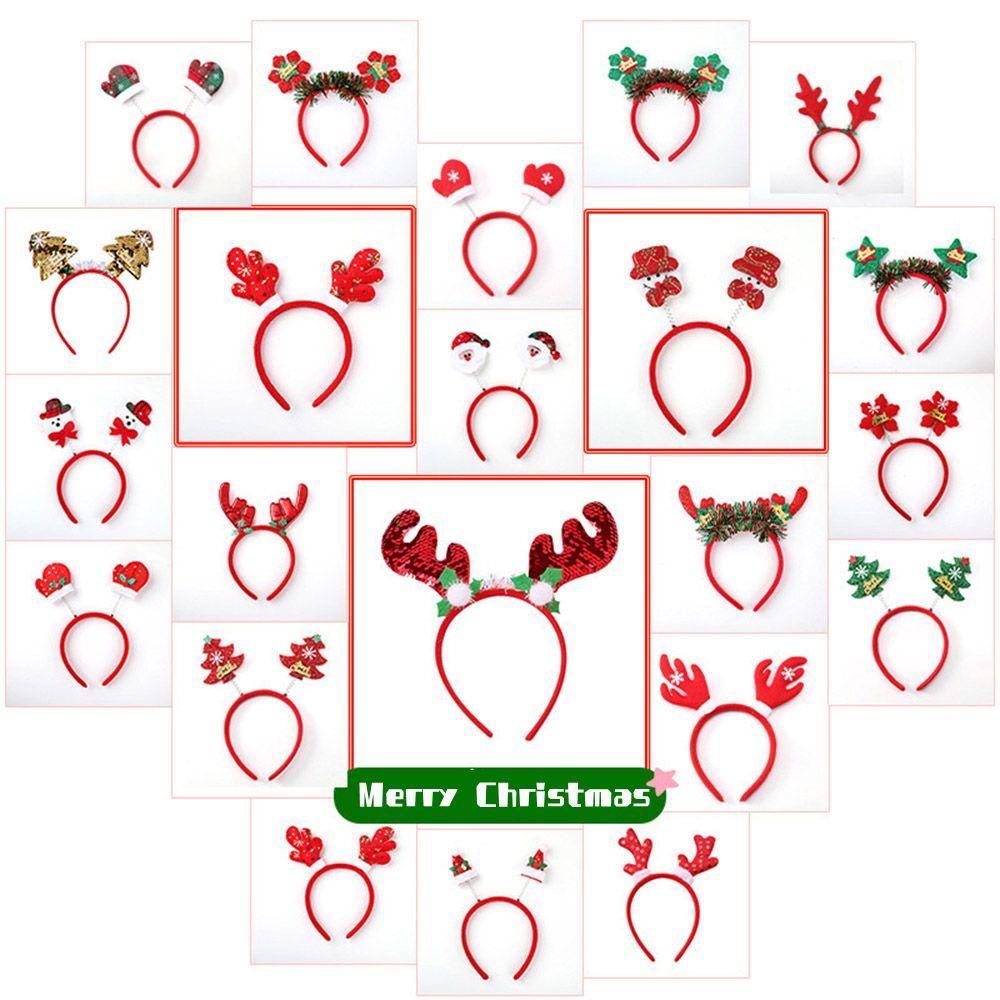 Băng Đô Cài Tóc Hình Sừng Tuần Lộc Giáng Sinh
