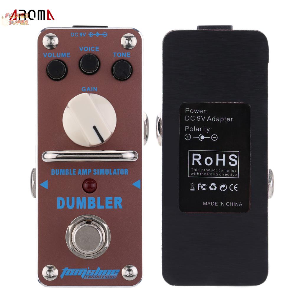 AROMA ADR-3 Dumbler Amp Simulator Mini Single Electric Guitar Effect Pedal with True Bypass