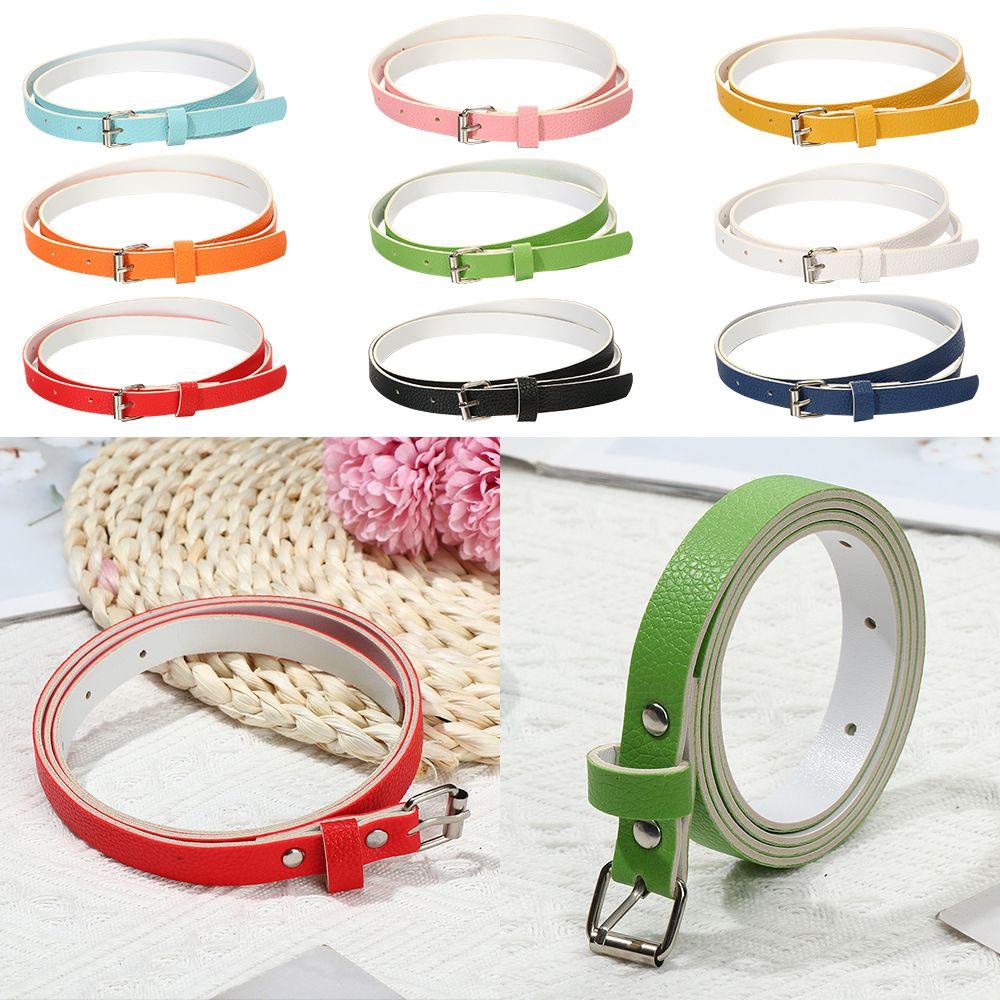 Thắt Lưng Mỏng Co Giãn Thời Trang Xuân Hè Mới Cho Nam Nữ