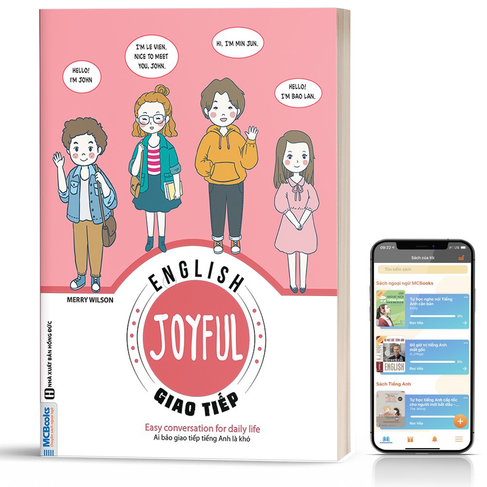 Sách - Joyful English - Vui Học Tiếng Anh Phần Giao Tiếp - Dành Cho Người Học Tiếng Anh Cơ Bản [MCBOOKS]