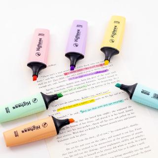 Set 5 cây bút highlight nhiều màu sắc dễ thương