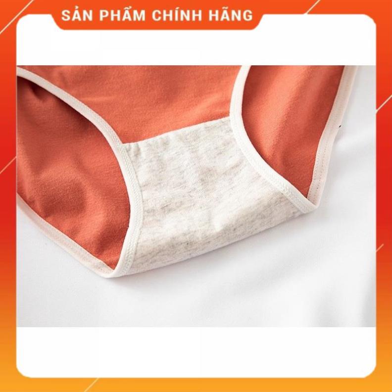 Quần Lót Nữ ❤️ Quần Lót Nữ Cotton Trơn Mềm Mại Tôn Dáng Phối icon Đáng Yêu A328