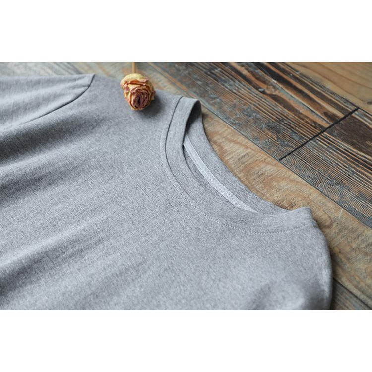Áo Thun Cotton Nguyên Chất Cổ Tròn Phong Cách Hàn Quốc Thời Trang Xuân Hè Mới 2022 Kích Thước Lớn Dễ Phối Đồ Cho Nữ L-5xl