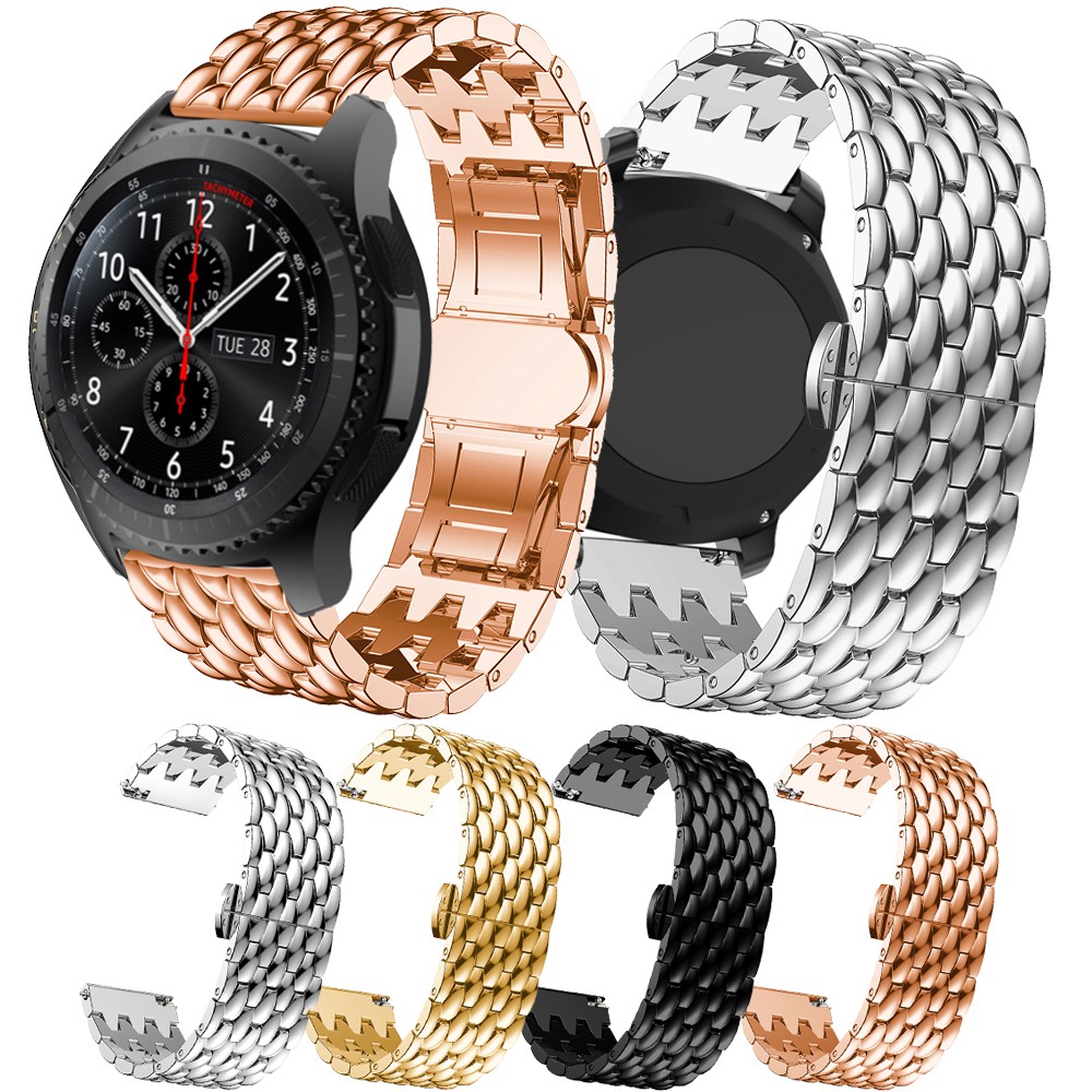 Dây đeo kim loại 22mm chuyên dụng cho đồng hồ thông minh Samsung Gear S3 Frontier/S3 Classic/Galaxy 46mm