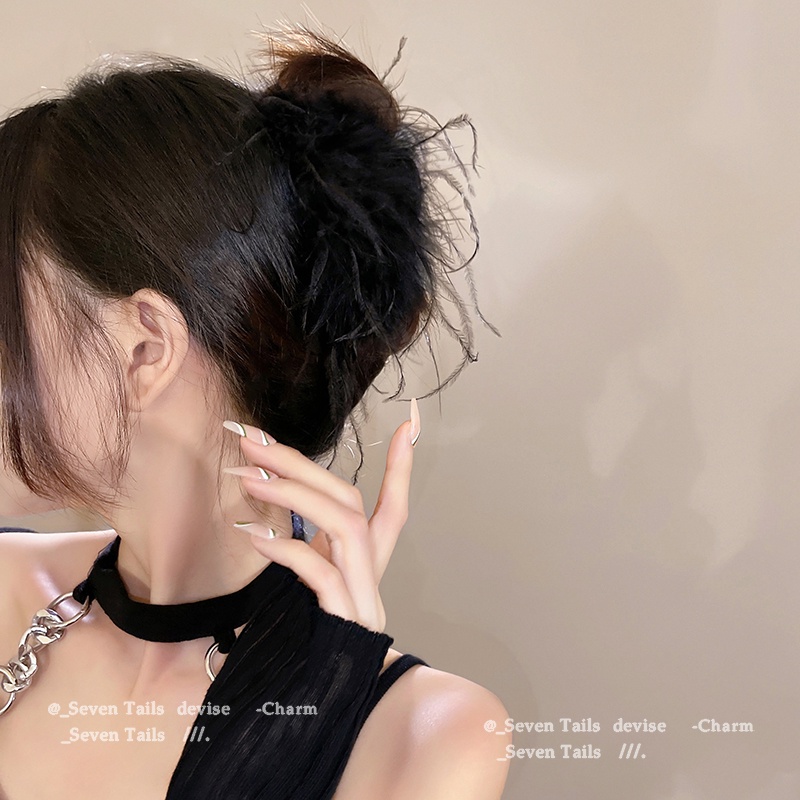 Kẹp Tóc Hình Lông Vũ Thời Trang Hàn Quốc Cao Cấp