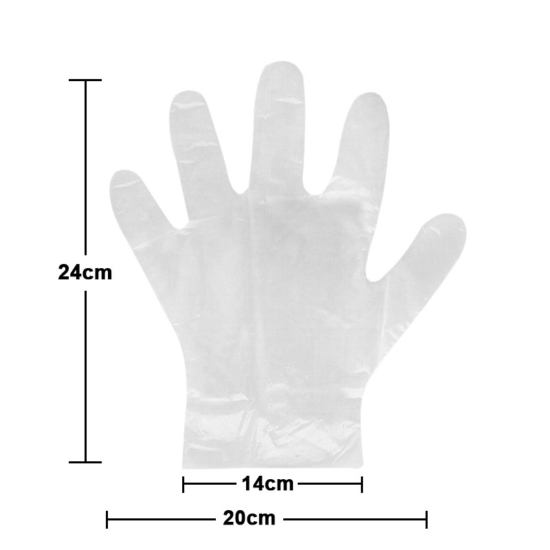 Bộ 60 găng tay nhựa Walfos dùng một lần tiện dụng