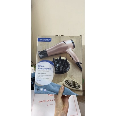 Hàng Đức Máy sấy tóc tạo kiểu hai chiều nóng lạnh Ideen Welt 2200 watt