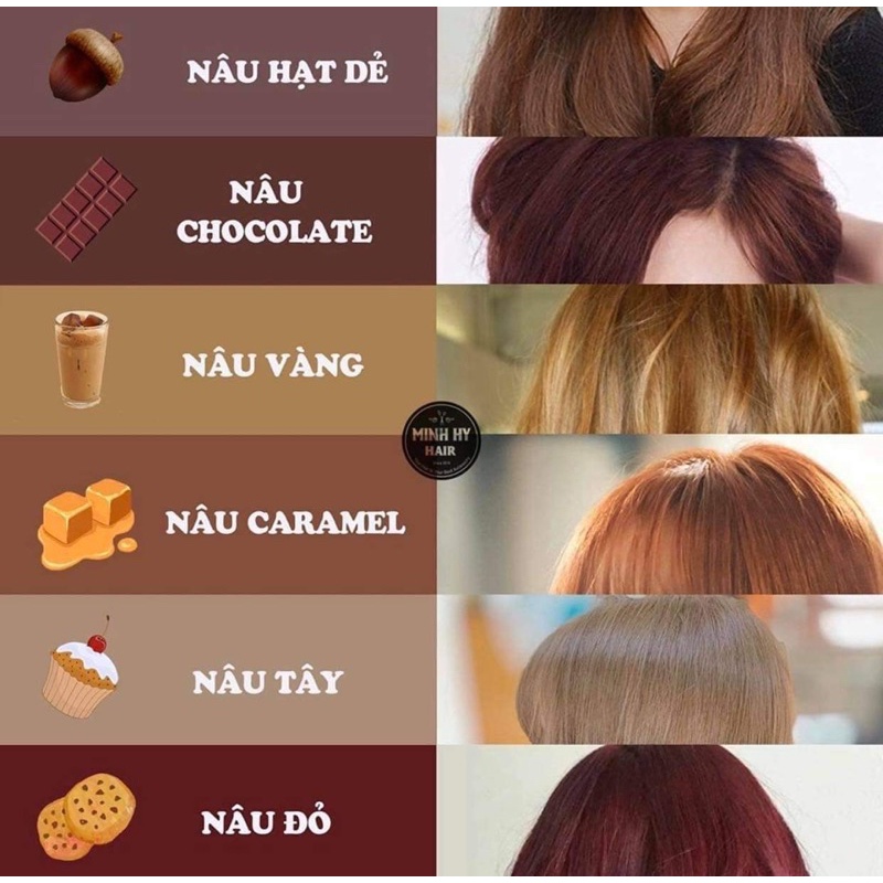 [Combo sỉ] Thuốc nhuộm tóc tặng kèm oxy hồng giá sỉ tốt