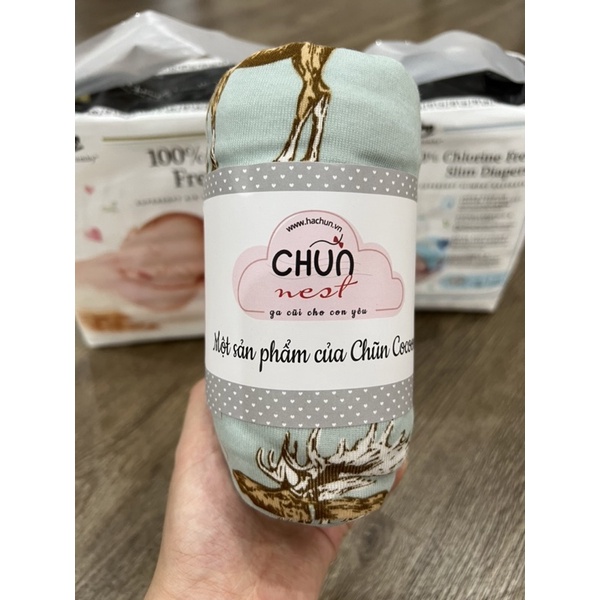 Ga cũi Chũn Nest - Mềm mịn, co giãn, thấm hút tốt cho bé yêu - 100% Chính Hãng Chũn Cocoon