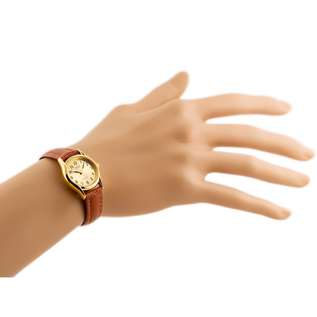 Đồng hồ nữ dây da Casio Anh Khuê LTP-1094Q-9BRDF