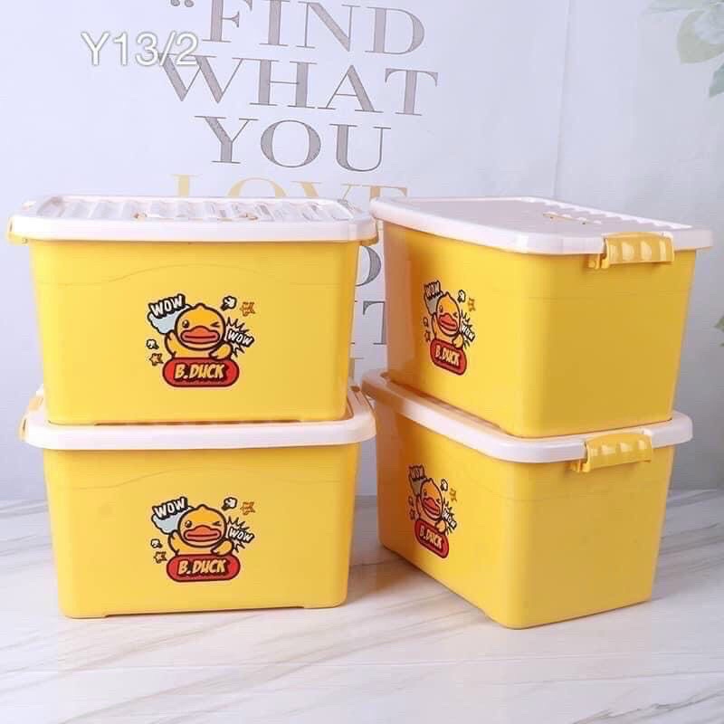 khăn giấy ướt con vịt vàng đóng thùng nhựa 10 bịch tiện dụng