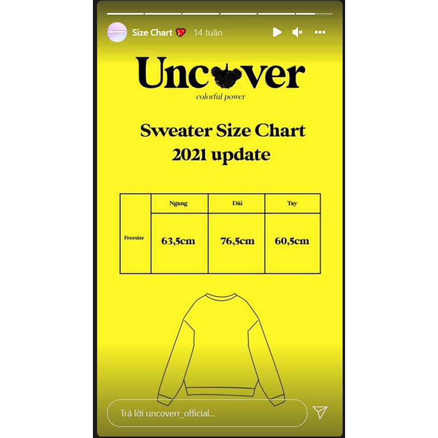 ÁO SWEATER LISTEN UNCOVER