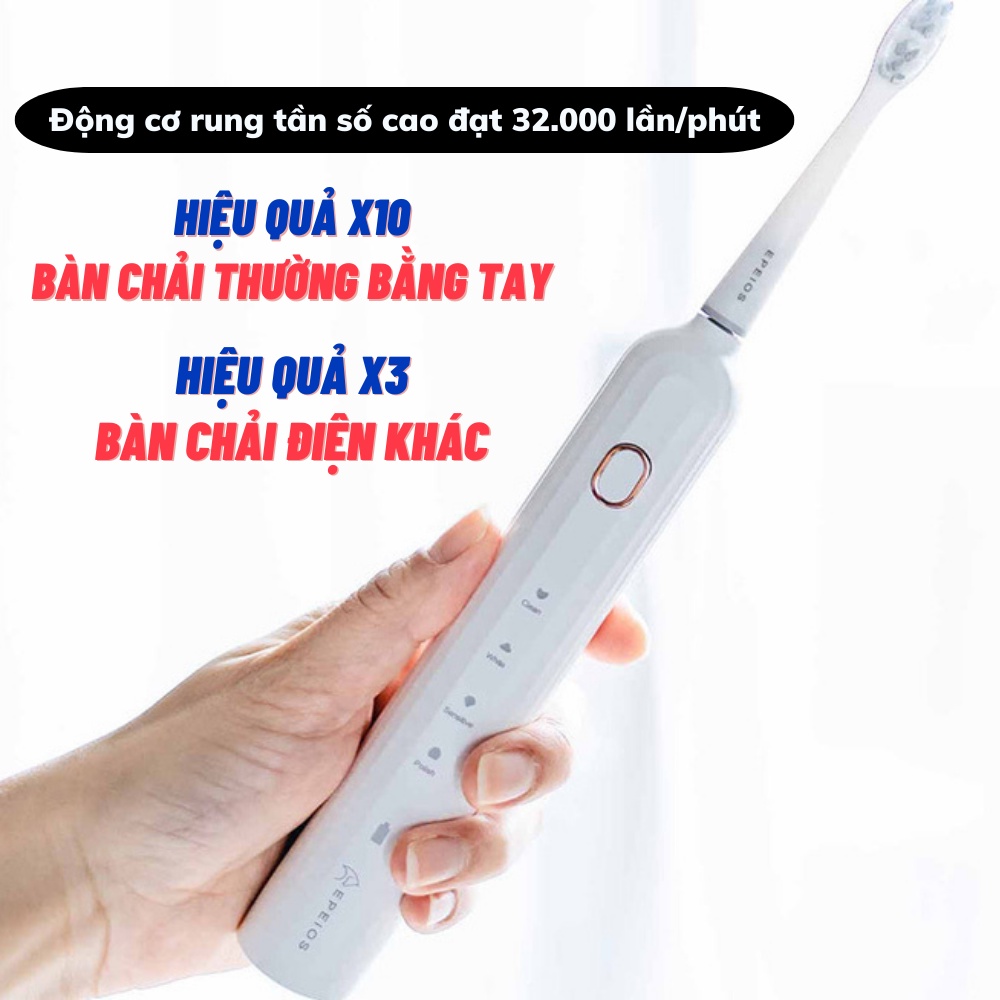 Bàn chải điện EPEIOS ET003 thương hiệu Nhật Bản