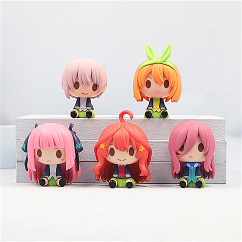 Set 5 mô hình nhân vật Nakano Miku trang trí