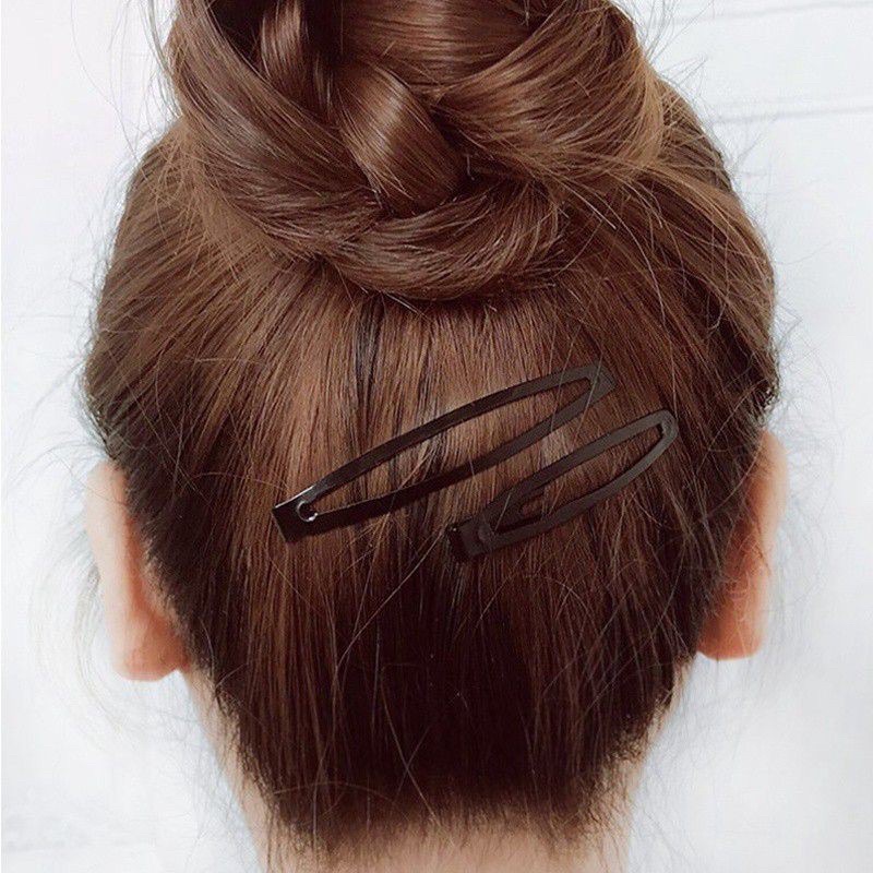 1 kẹp tách đen kẹp tóc đơn giản cho nữ