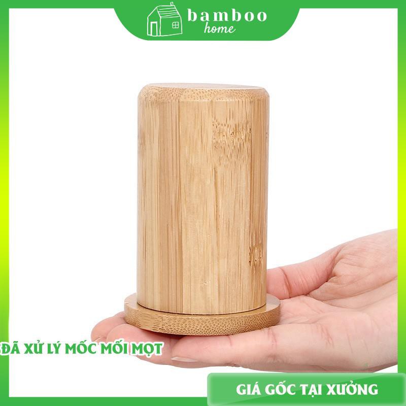 Lọ đựng tăm nhiều hình dáng vuông tròn - Lọ tăm trang trí - The bamboo