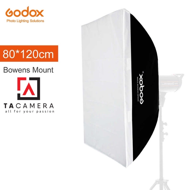 Softbox Godox 80x120cm ngàm Bowen (Không tổ ong)