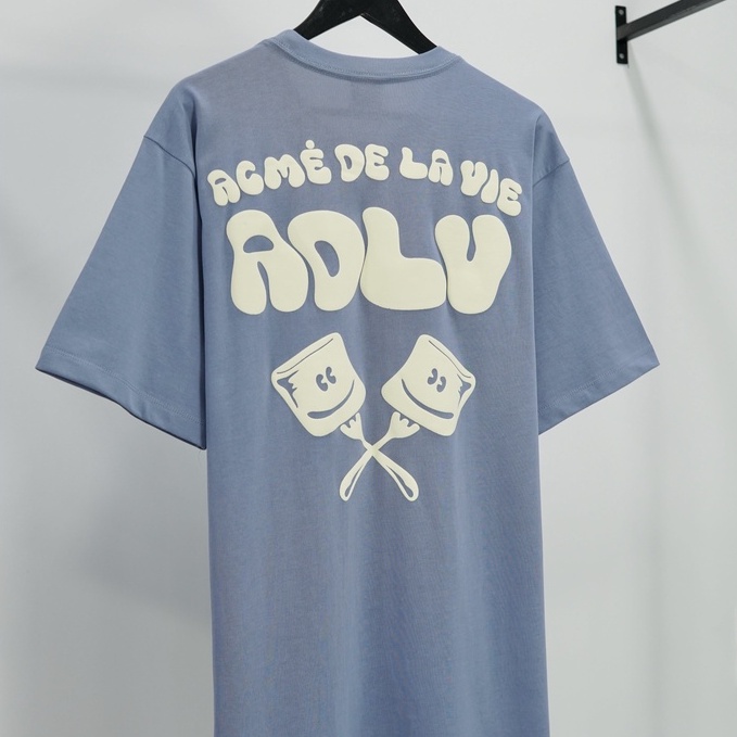 Áo Thun Unisex MarshMallow In Nổi - Form Oversize Hot Trend | THE BOX STUDIO