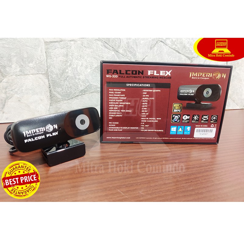 Webcam Falcon Wg-320 Toàn Bộ Tự Động | BigBuy360 - bigbuy360.vn