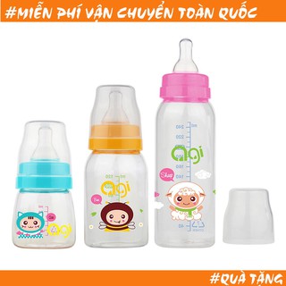Bình sữa cổ hẹp Agi 60ml/140ml/250ml công nghệ Hàn Quốc kháng khuẩn an toàn cho bé