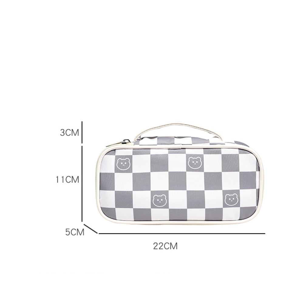 Túi Đựng Bút Họa Tiết Sữa Trắng Đen Sức Chứa Lớn