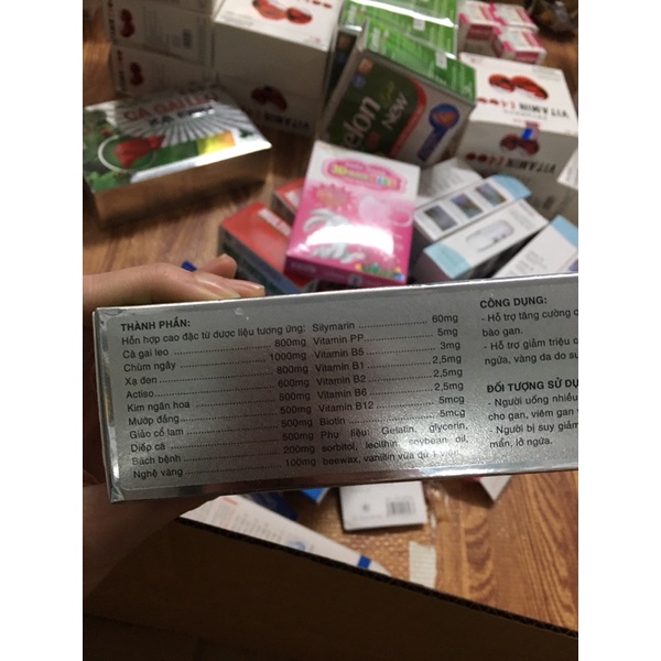 Giải độc gan Cà gai leo xạ đen