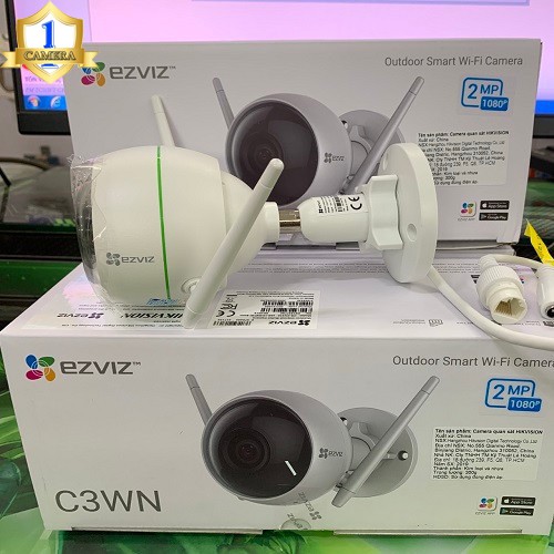 Camera Wifi gắn ngoài trời EZVIZ_CS-CV310 (C3WN) (1080P) - Hàng chính hãng kèm thẻ nhớ 32GB/64GB/128GB