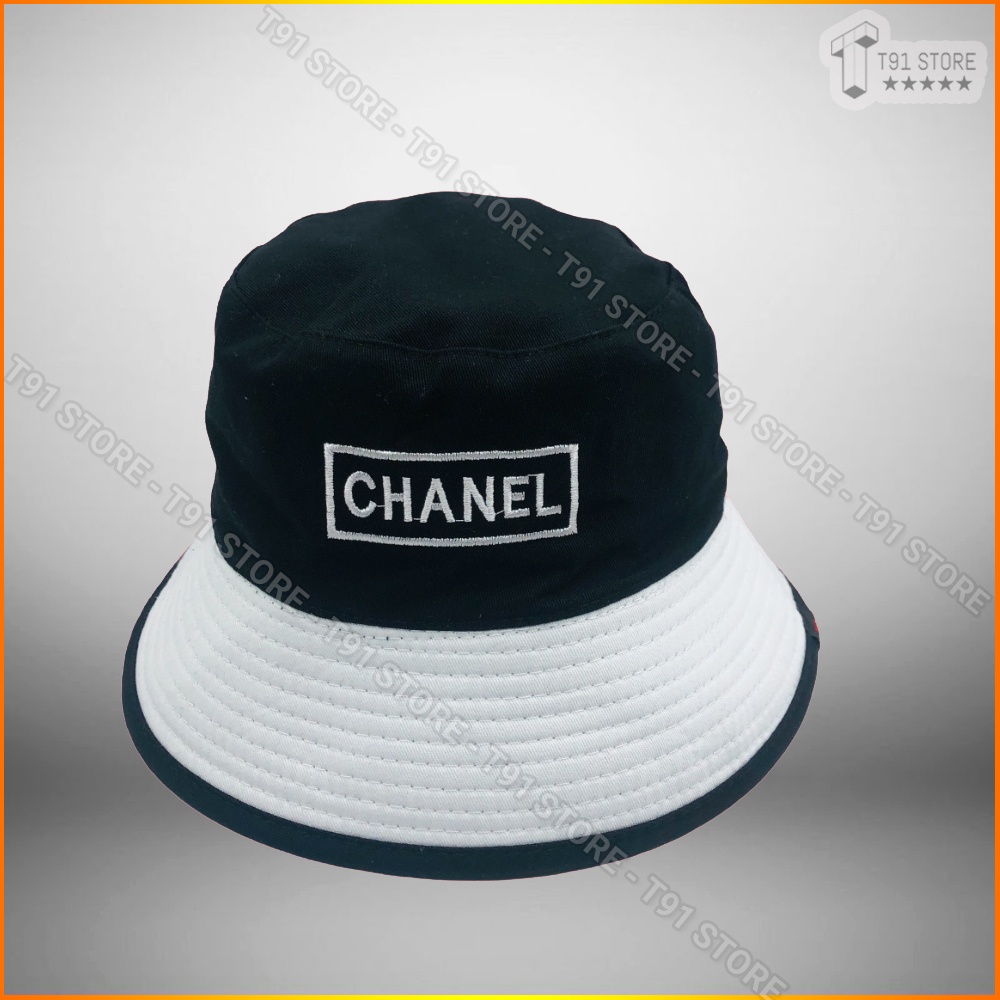 Nón Bucket C.N - Nón vành C.N 2 mặt thêu dễ phối đồ - Mũ vành phong cách Hàn Quốc