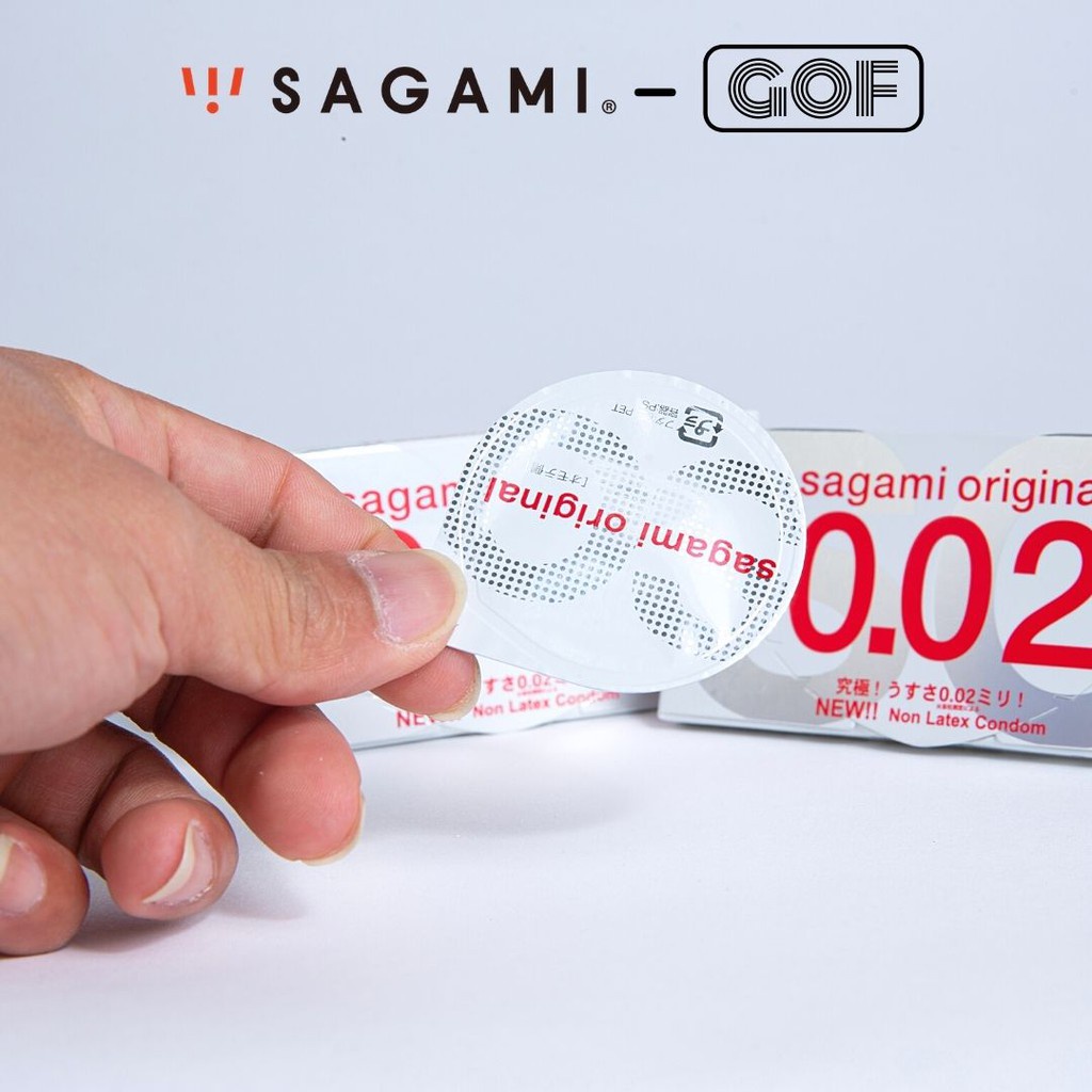 Bao cao su Sagami Original 002 size lớn - Bao cao su 002mm Nhật Bản Hộp 2 Cái bcs  – GoF Store