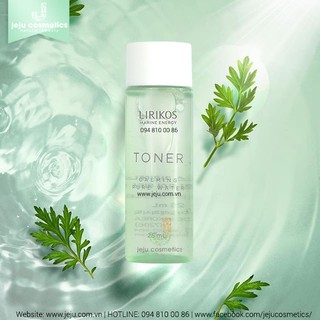 Nước hoa hồng mini làm dịu da, dưỡng ẩm Lirikos Marine Energy Calming Pure Water - 25ml