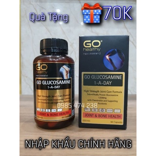 ( Có Bảo Hành Chính Hãng) Viên uống bổ xương khớp GO Glucosamine 1-A-Day 1500mg ( Hộp 60 viên)