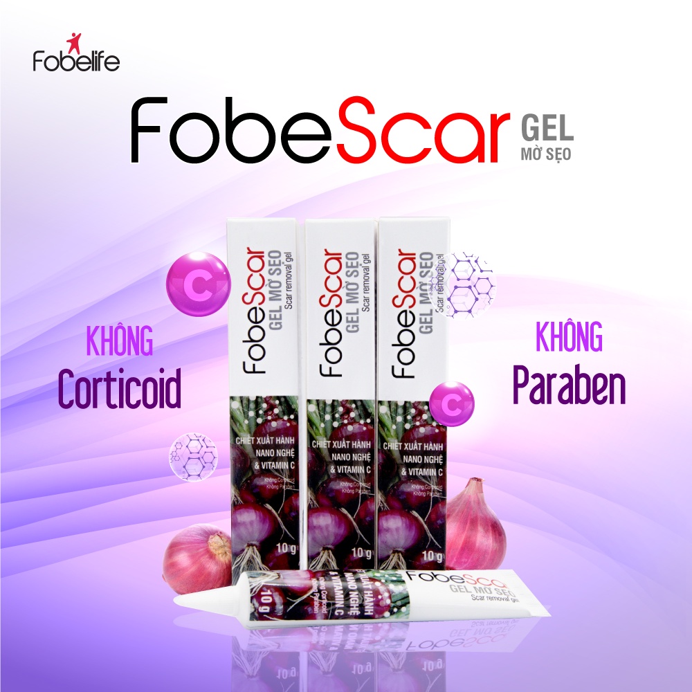 Gel Mờ Sẹo, Mờ Vết Thâm Fobe Scar- Tuýp 10g