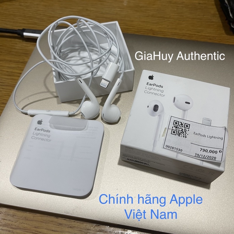 Tai nghe iPhone, iPad, iPod Earpods with Lightning Connector - Chính hãng Model MMTN2ZA/A