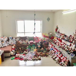 Gấu bông người tuyết, ông già noel