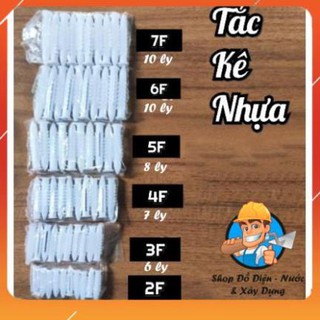 Tắc kê nhựa 2f 3f 4f 5f 6f 7f