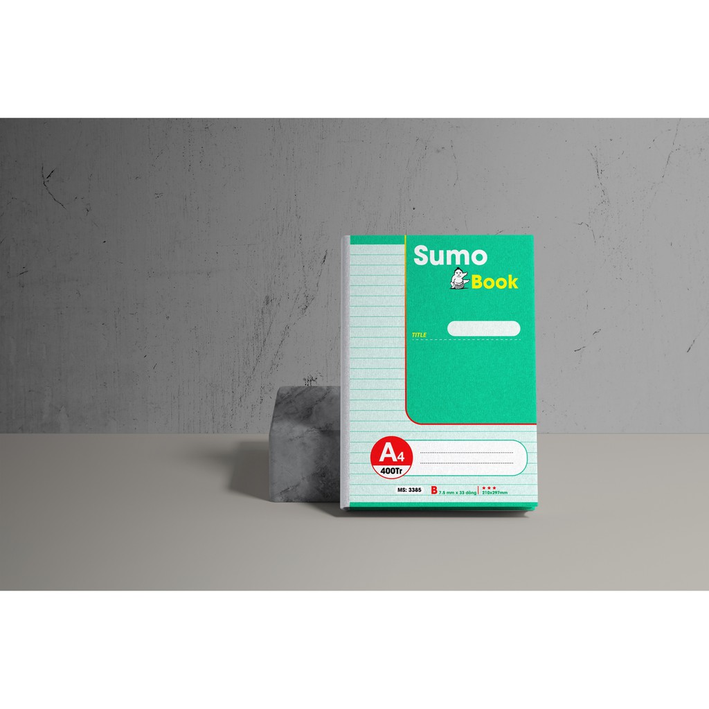 HẢI TIẾN Lốc Sổ may gáy A4 Hải Tiến - Sumo (200, 300, 400 trang)