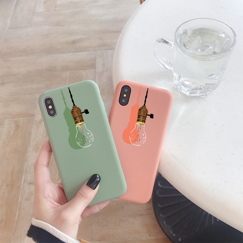 Ốp điện thoại iPhone 6 / 6s 7 / 8 6plus / 6Splus 7plus XS XR XSMAX hình bóng đèn 3D | BigBuy360 - bigbuy360.vn