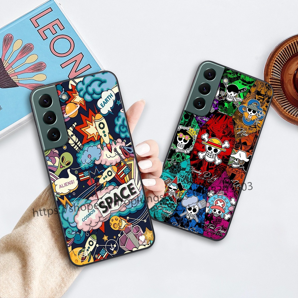 Ốp lưng Samsung S22 / S22 Plus / S22 Ultra / S22+ in hình thương hiệu thời trang đa sắc cá tính.