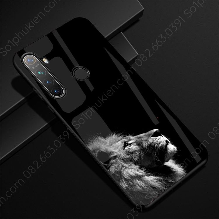 Ốp kính Realme C3 realme 5 5i 5 pro mặt lưng ép kính chống bể nhiều mẫu đẹp