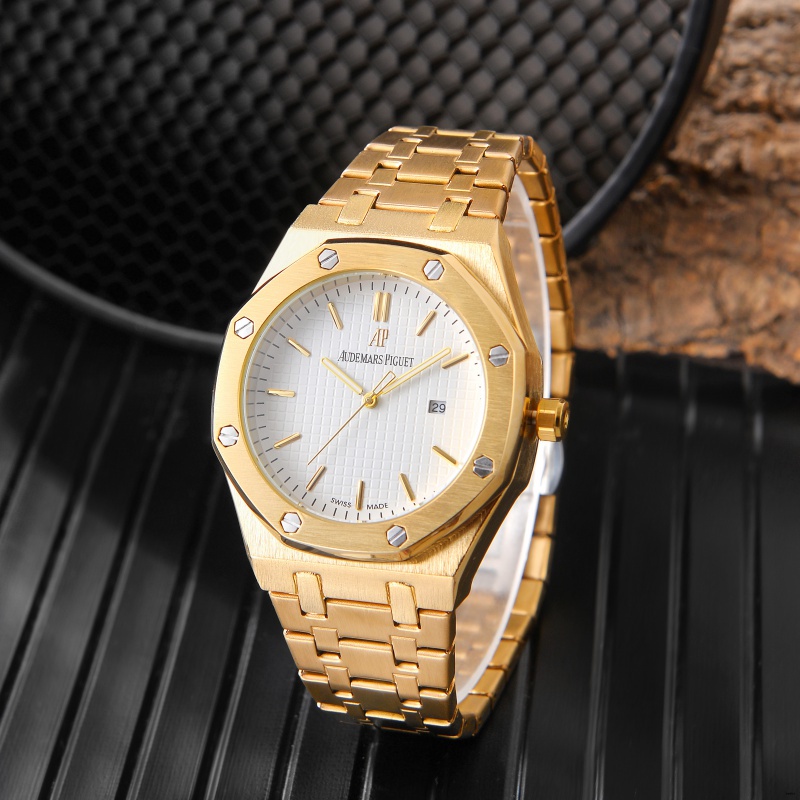 Ap watch / Đồng Hồ Đeo Tay quartz AUDEMARS Bằng Thép Không Gỉ Thời Trang Cho Nam