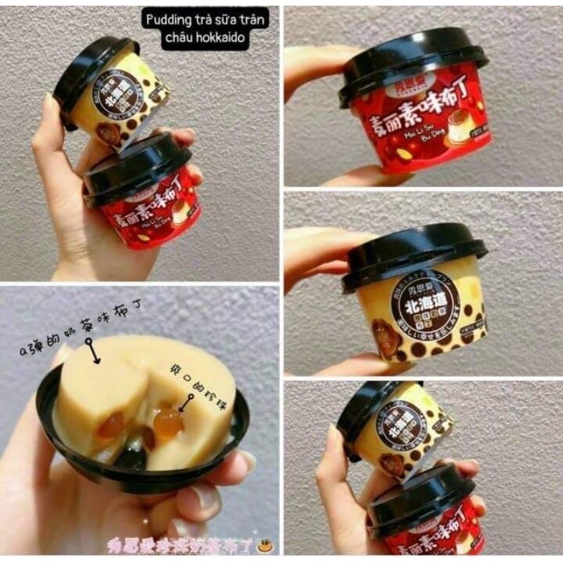 (HCM) Thạch pudding trà sữa trân châu