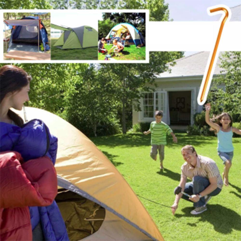 Cọc Dựng Lều Bằng Hợp Kim Nhôm Kèm Móc Tiện Dụng