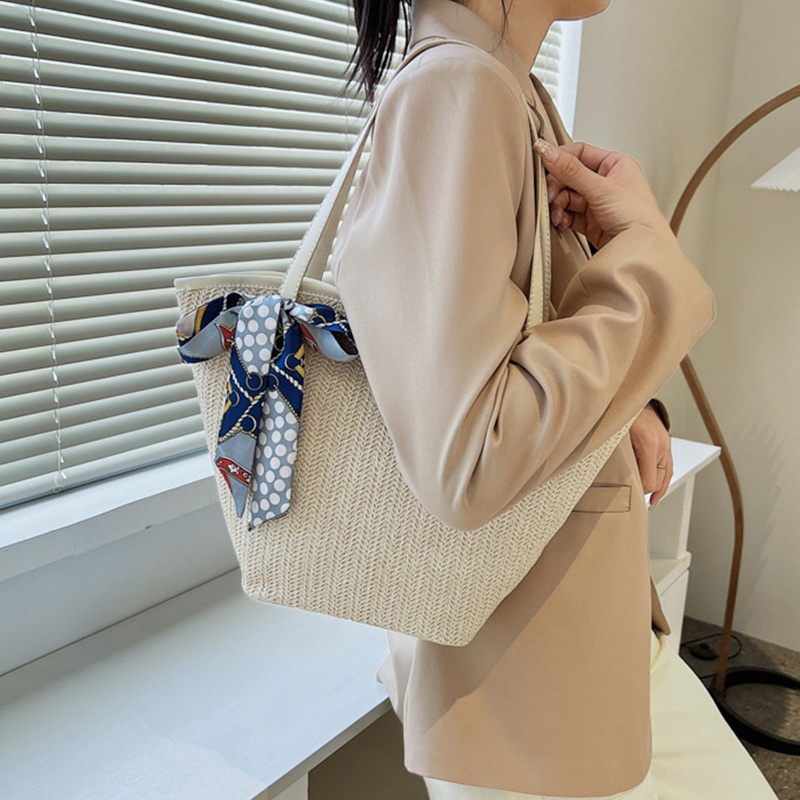 Túi Xách Đan Lát Phong Cách Bohemian Cổ Điển Dành Cho Nữ